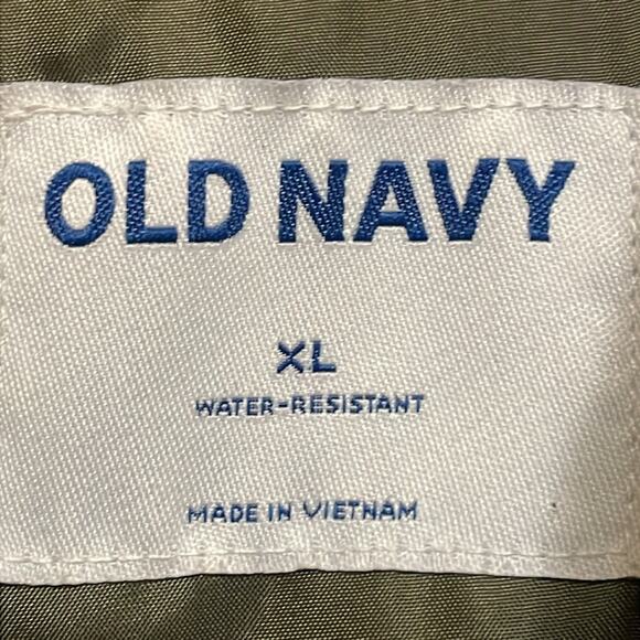 Old Navy Green Water Resistant Coat. XL - Picture 2 of 4